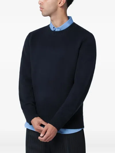 Soft Goat Crew-neck Sweater In Blue
