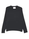 Soft Goat Crew-neck Sweater In Black