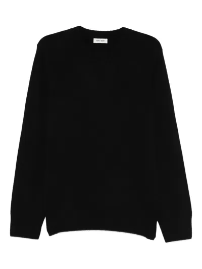 Soft Goat Crewneck Sweater In Black
