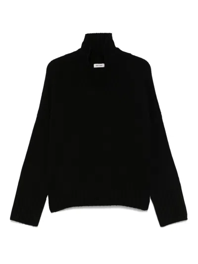 Soft Goat Girlfriend Cashmere Turtle-neck Jumper In Black