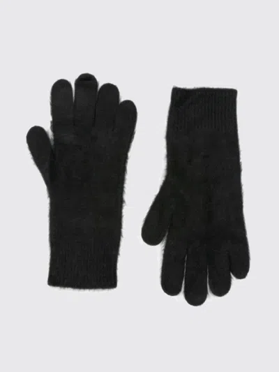 Soft Goat Gloves Woman In Black