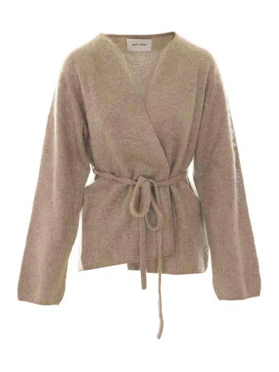 Soft Goat Grey Brushed Cardigan