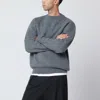 Soft Goat Grey Cashmere Crewneck Sweater