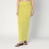 Soft Goat Womens Regular-fit Brushed Cashmere-knit Midi Skirt Lime Xs