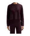 Soft Goat Long-sleeved Sweater In Red