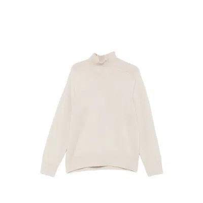 Soft Goat Long-sleeve Roll-neck Sweater In Neutral