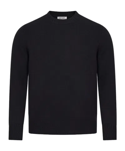 Soft Goat Long-sleeved Knitwear In Black