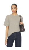 Soft Goat Oversized T-shirt In Gray