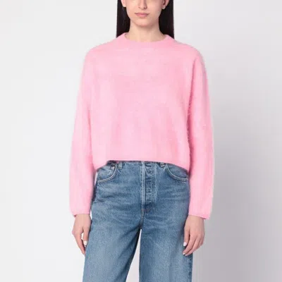 Soft Goat Pink Brushed Cashmere Pullover
