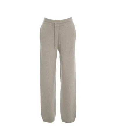 Soft Goat Relaxed Fit Cashmere Joggers In Gray