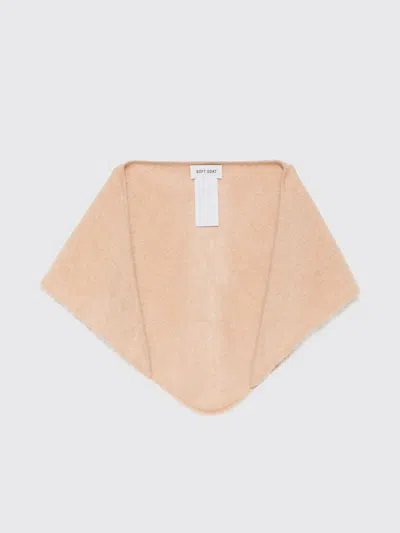 Soft Goat Scarf Woman In Camel