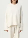 Soft Goat Sweater  Woman Color White In White