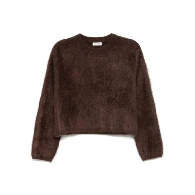 Soft Goat Cashmere Jumper In Burgundy