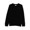 Soft Goat Crew-neck Sweater In Black