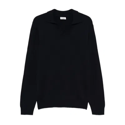 Soft Goat Sweaters Blue In Black