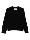 Soft Goat V-neck Sweater In Black