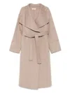 Soft Goat Coats Light And Natural In Neutral