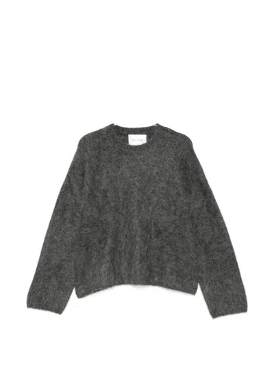 Soft Goat Brushed-knit Crew-neck Sweater In Green