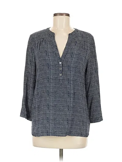 Pre-owned Soft Joie 3/4 Sleeve Blouse In Blue