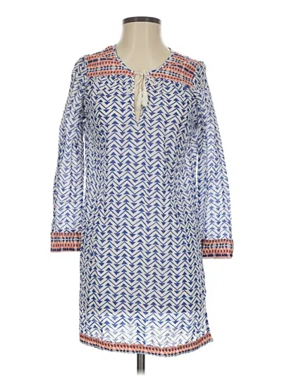 Pre-owned Soft Joie 3/4 Sleeve Blouse In Blue