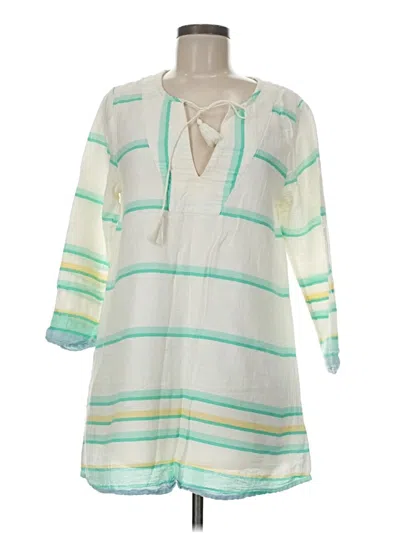 Pre-owned Soft Joie 3/4 Sleeve Blouse In Green