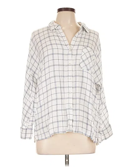 Pre-owned Soft Joie 3/4 Sleeve Button Down Shirt In Ivory