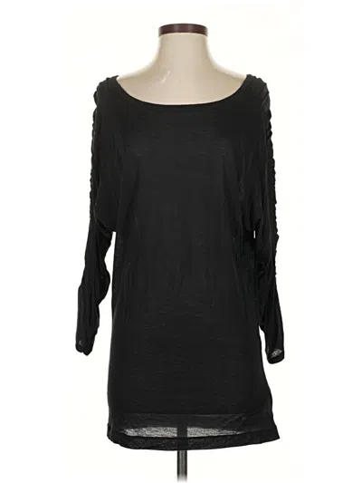Pre-owned Soft Joie 3/4 Sleeve T-shirt In Black
