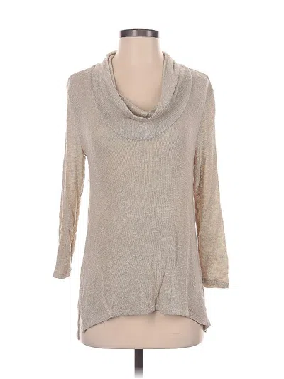Pre-owned Soft Joie 3/4 Sleeve Top Gray Cowl Neck Tops
