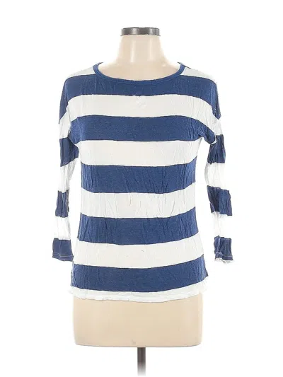 Pre-owned Soft Joie 3/4 Sleeve T-shirt In Blue
