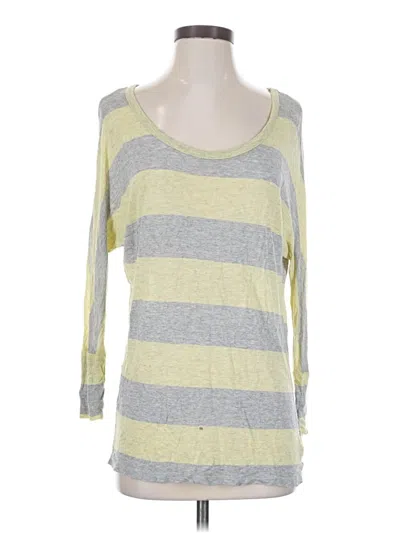 Pre-owned Soft Joie 3/4 Sleeve T-shirt In Yellow