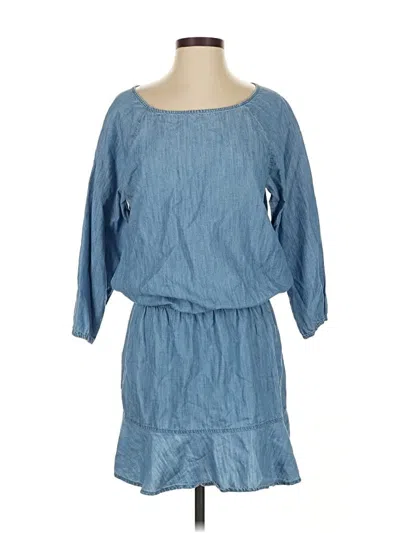Pre-owned Soft Joie Casual Dress In Blue