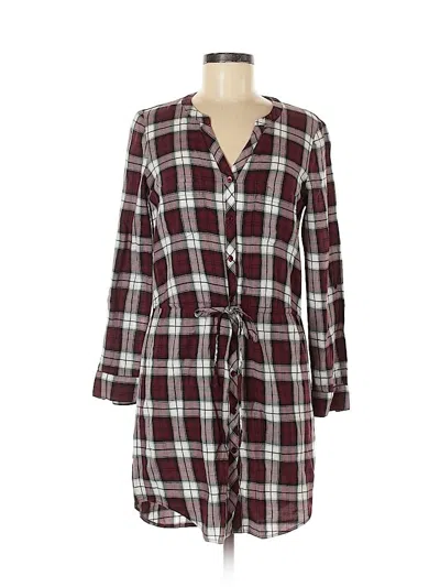 Pre-owned Soft Joie Casual Dress In Burgundy