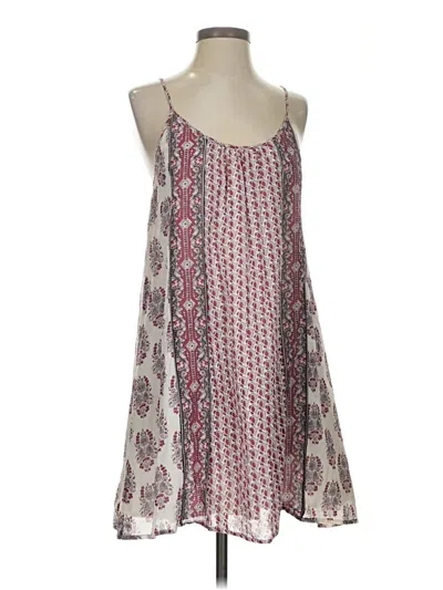 Pre-owned Soft Joie Casual Dress In Burgundy