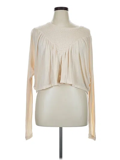 Pre-owned Soft Joie Long Sleeve T-shirt In Ivory
