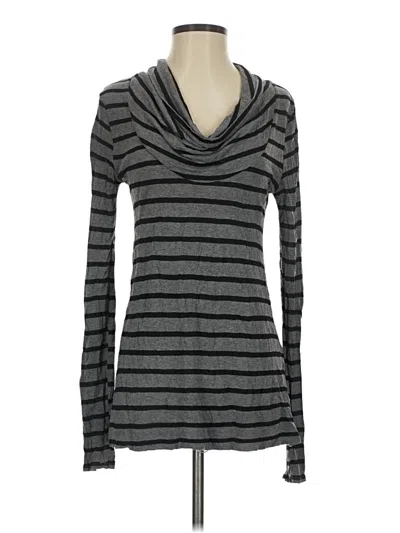 Pre-owned Soft Joie Long Sleeve Turtleneck In Gray
