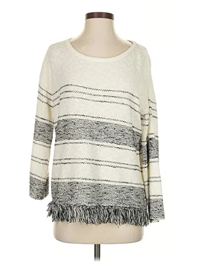 Pre-owned Soft Joie Pullover Sweater In White