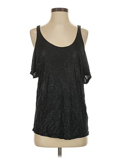 Pre-owned Soft Joie Short Sleeve T-shirt In Black