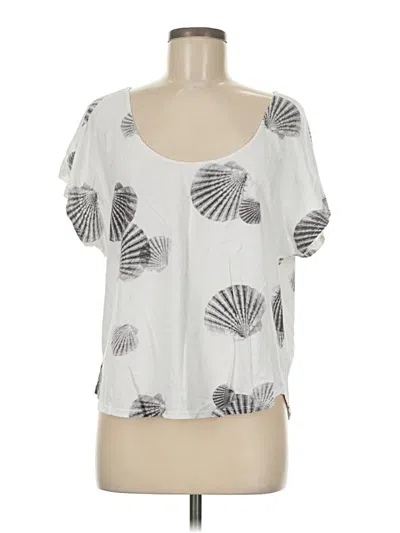 Pre-owned Soft Joie Short Sleeve T-shirt In Silver