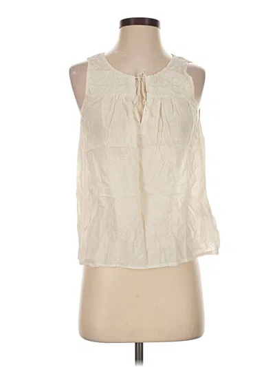 Pre-owned Soft Joie Sleeveless Blouse In Ivory