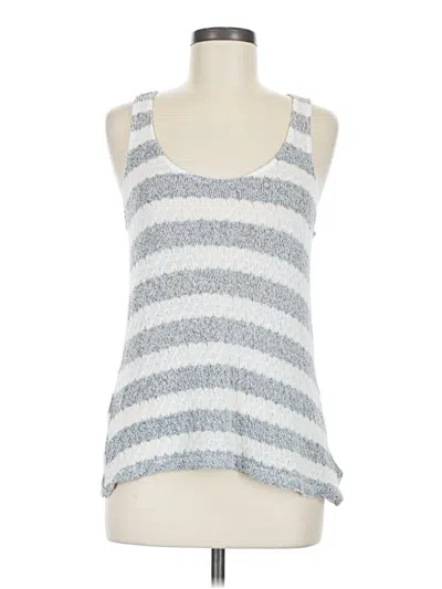 Pre-owned Soft Joie Sleeveless Top Silver Scoop Neck Tops