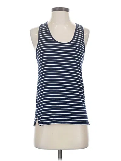 Pre-owned Soft Joie Tank Top Blue Halter Neckline Tops