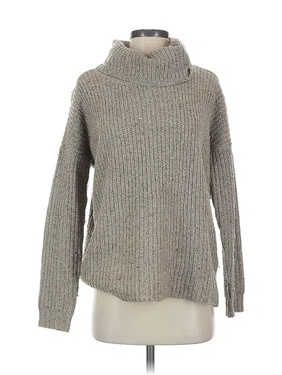 Pre-owned Soft Joie Turtleneck Sweater In Brown