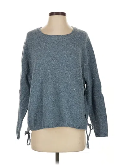 Pre-owned Soft Joie Wool Pullover Sweater In Blue