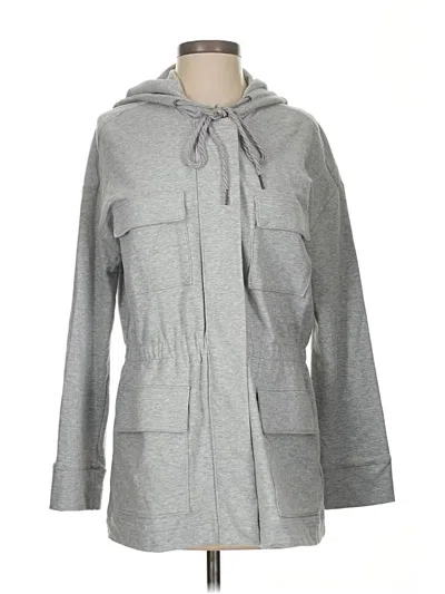 Pre-owned Soft Joie Zip Up Hoodie In Gray