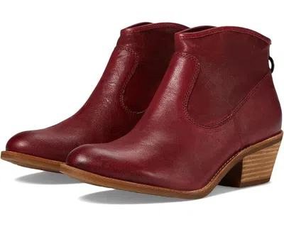Soft Sofft Aisley Sf0035802 Boots Women's 9 Rosso Red Leather Zipper Bootie Khd1748