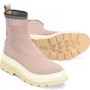 Soft Sofft Provea Sf0075509 Boot Women's Us 6.5 Pink Pull On Block Heel Bootie Khd958