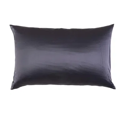 Soft Strokes Silk Luxury Pure Mulberry Silk Pillowcase In Black