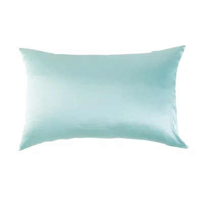 Soft Strokes Silk Luxury Pure Mulberry Silk Pillowcase In Green