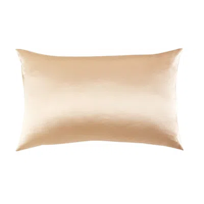 Soft Strokes Silk Luxury Pure Mulberry Silk Pillowcase In Purple/white