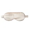 Soft Strokes Silk Neutrals Pure Mulberry Silk Eye Mask Set Of Two In Beige In Beige/purple